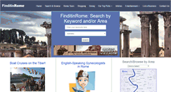 Desktop Screenshot of finditinrome.com